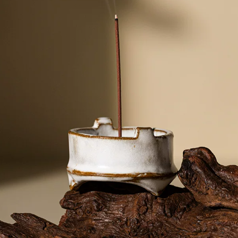 Three Leg Ceramic Incense Stand