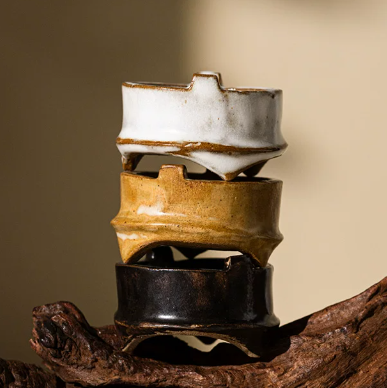 Three Leg Ceramic Incense Stand