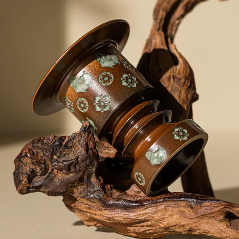 Lotus Flower Ceramic Incense Burner